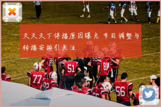 天天天下停播原因曝光 节目调整与转播安排引关注